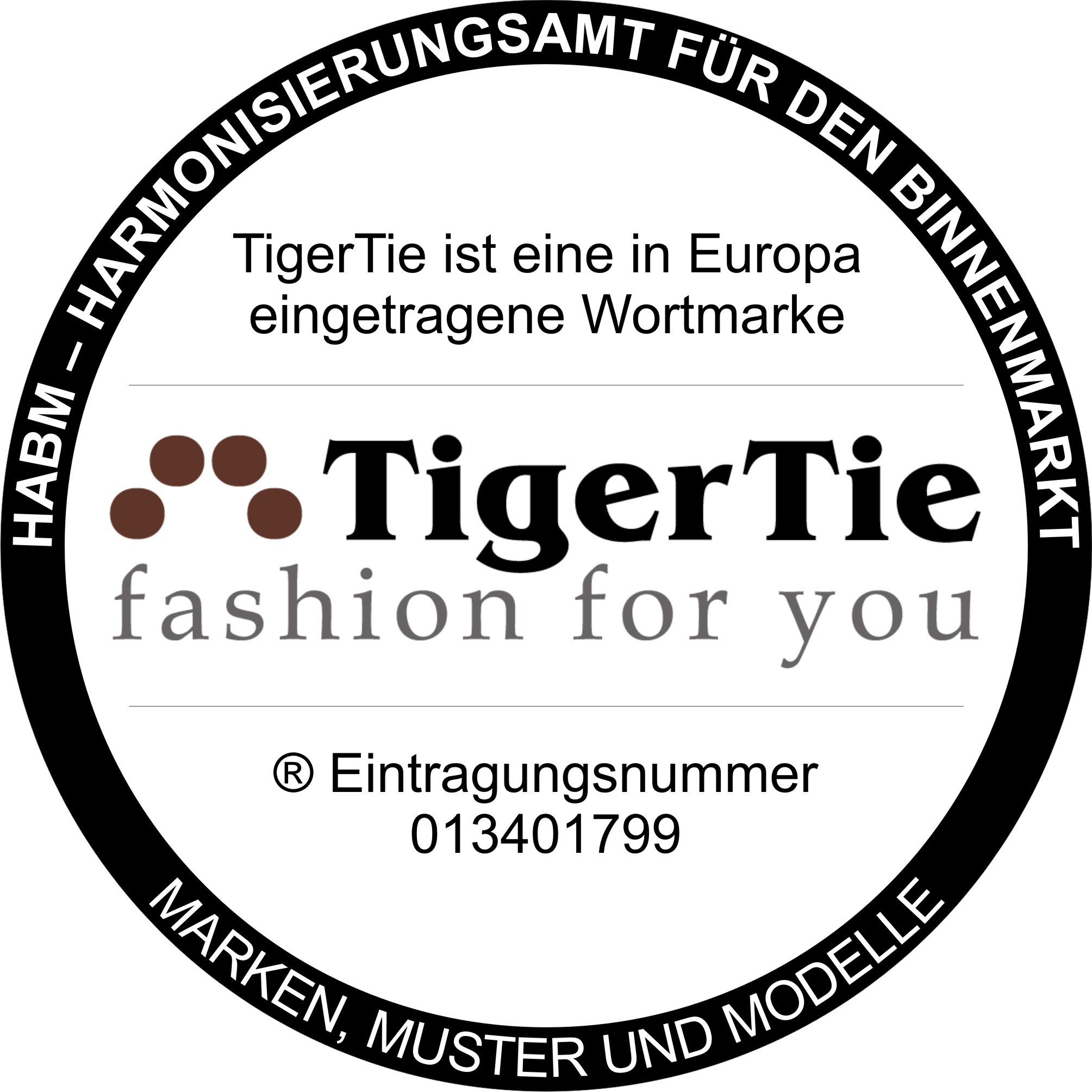 TigerTie eingetragene Marke