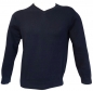 Preview: Ben Green Pullover V-Ausschnit marine dunkelblau Premium Cotton Langarm GR. 2XL