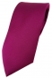 Preview: TigerTie Designer Krawatte in magenta einfarbig Uni - Tie Schlips