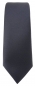 Preview: schmale TigerTie Designer Krawatte in anthrazit einfarbig Uni - Tie Schlips