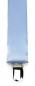Preview: schmaler TigerTie Unisex Hosenträger mit 3 extra starken Clips - in hellblau Uni