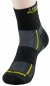 Preview: WrightSock Laufsocke -anti-blasen-system schwarz-gelb  - I Love Pilgern - Gr.XL