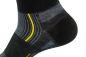 Preview: WrightSock Laufsocke -anti-blasen-system schwarz-gelb  - I Love Pilgern - Gr.XL