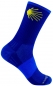 Preview: Wrightsock Wandersocke -anti-blasen system- Socke marine - Stick Jakobsweg Gr.XL