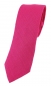 Preview: TigerTie - schmale Krawatte in magenta Uni - 100% Leinen - Breite 5,5 cm