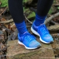 Preview: WRIGHTSOCK Laufsocke Wandersocke -anti-blasen-system- lange azur blau Socke Gr.S