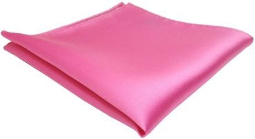 TigerTie Einstecktuch in rosa erikaviolett pink einfarbig Uni - Größe 26 x 26 cm