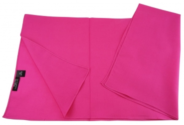 TigerTie Nickituch Halstuch in pink Uni - Tuchgröße 60 x 60 cm - 100% Baumwolle