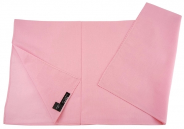 TigerTie Nickituch Halstuch in rosa Uni - Tuchgröße 60 x 60 cm - 100% Baumwolle