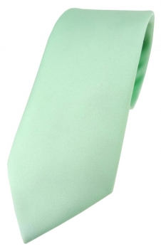 TigerTie Designer Krawatte in mint einfarbig Uni - Tie Schlips