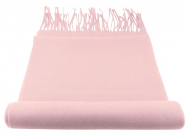 TigerTie Designer Schal in rosa Uni einfarbig - Cashmink
