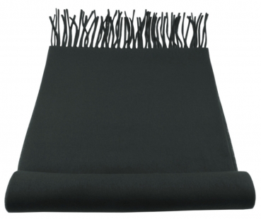 TigerTie Designer Schal in dunkelgrün Uni einfarbig - Cashmink