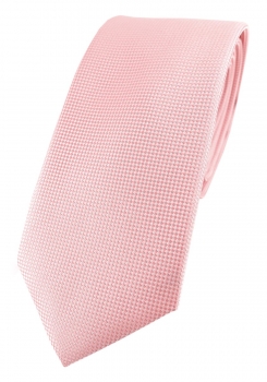 Modische TigerTie Designer Krawatte in rosa fein gepunktet
