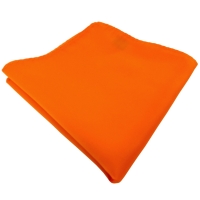 TigerTie Einstecktuch in orange pastellorange hellorange einfarbig uni