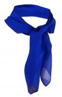 TigerTie Damen Chiffon Nickituch blau Gr. 50 cm x 50 cm - Tuch Halstuch Schal