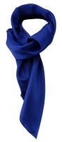 TigerTie Damen Chiffon Halstuch blau royalblau Uni Gr. 80 cm x 80 cm - Schal