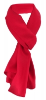TigerTie Damen Chiffon Halstuch rot verkehrsrot Uni Gr. 160 cm x 36 cm - Schal