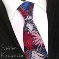 MEXX Krawatte Mehrfarbig mit Motiv, Seide
