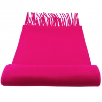 Feiner TigerTie Designer Schal in pink magenta telemagenta einfarbig - Cashmink